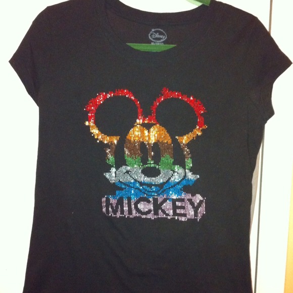 Disney tshirt with embellished Mickey