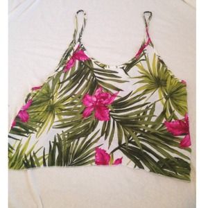 🚫SOLD🚫 hawaiian print brandy tank 🌺🌴