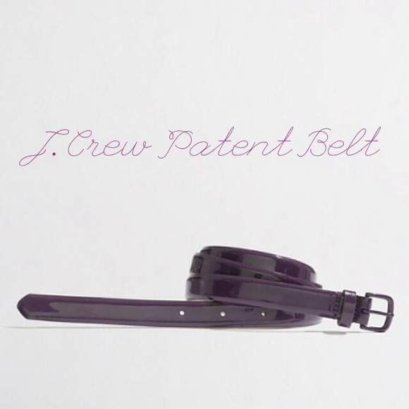 ❌NOT AVAILABLE J. Crew Patent Belt.