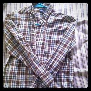Plaid Ralph Lauren button up .