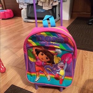 Dora pull along book bag (kids)