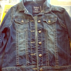 Silver brand denim jacket