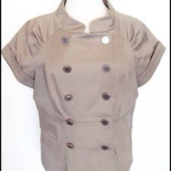 Adorable BCBGMAXAZRIA double breasted military