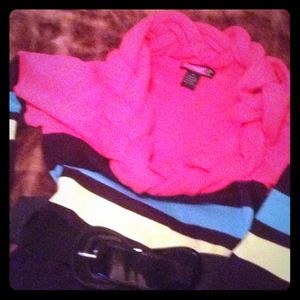 BEAUTIFUL BRIGHT MULTI-COLOR SWEATER DRESS (NWOT)