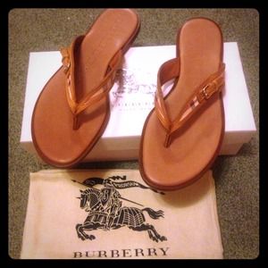 Burberry Haymarket Braid Westmeath Sandals