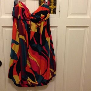 Strapless dress