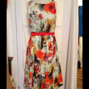 Gorgeous autumn colors Eva Franco dress/ frock.