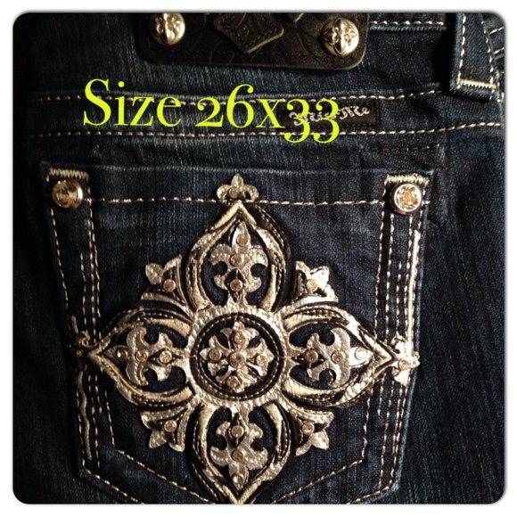 ALL SOLD💣💣MISS ME JEANS/ Mid Rise Boot Cut - Picture 4 of 4