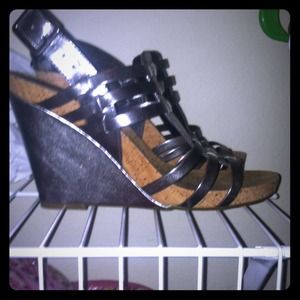 BCBG wedge sandals