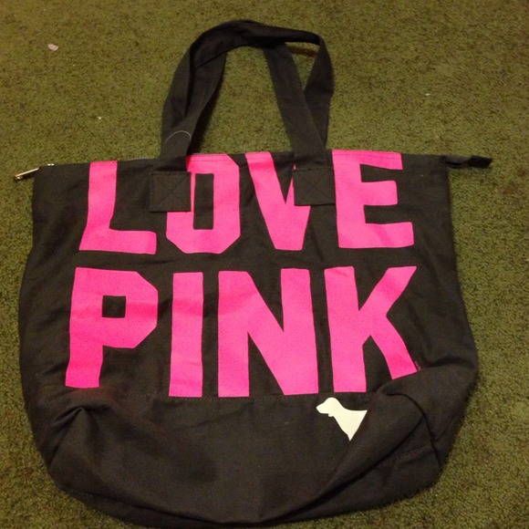 PINK by VS tote bag with zipper