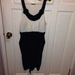 Black and white dress