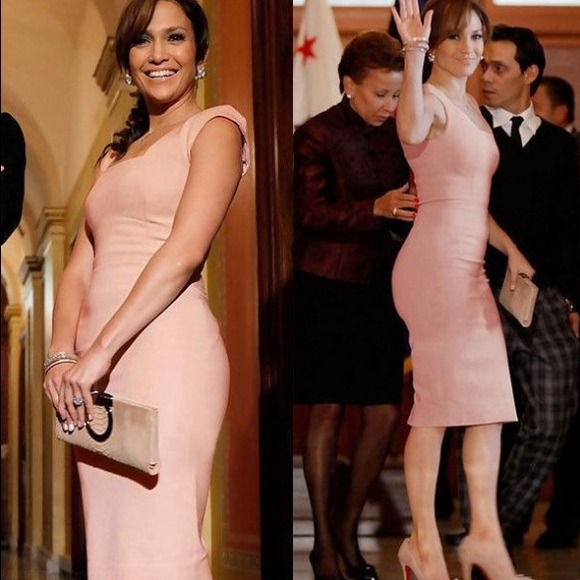 Baby pink dress
