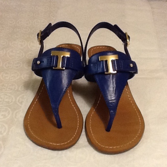 Tory burch leather sandal
