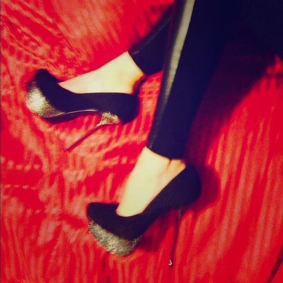 Bakers Shoes - Bakers black "Valentine" heel
