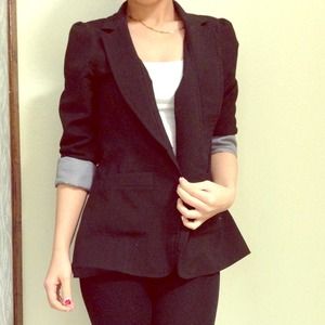 Long sleeve- black blazer