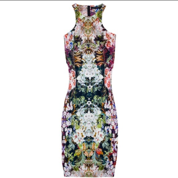 Zara 2013 Floral Print Dress
