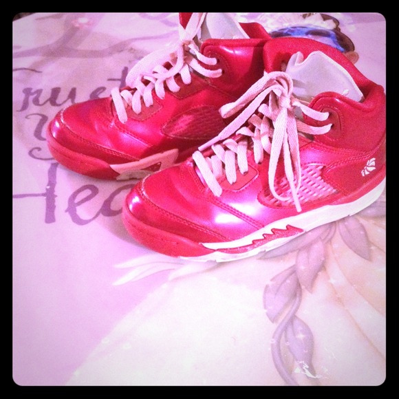 Children's Jordan retro 5s valentines edition