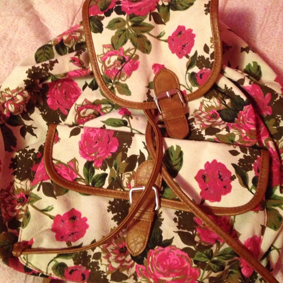 Floral backpack