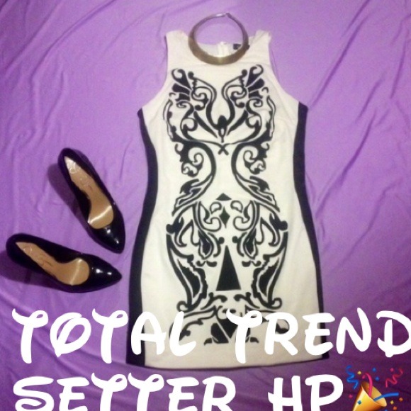 WHITE BODY CON DRESS