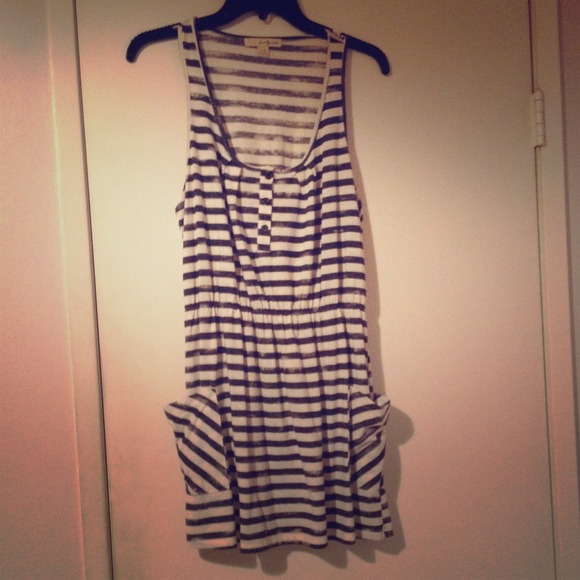 Black and cream dress