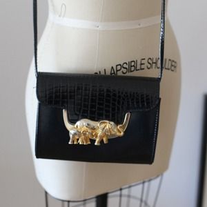 Vintage Elephant Clutch