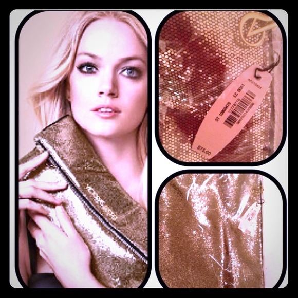 Victoria's Secret Gold Clutch. Timeless Beauty!