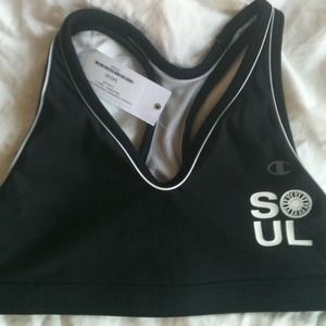 Soulcycle Champion sweetheart compression bra