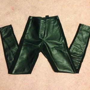 Faux leather pants NOWT