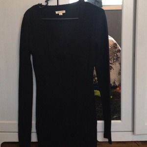 Black long sleeve sweater