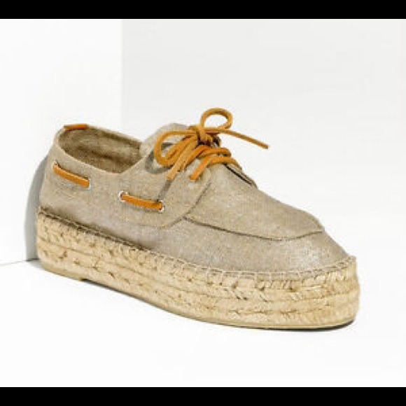 PRICE CUT GOLD Tory Burch Espadrilles sz9.5✂️✂️ - Picture 2 of 3