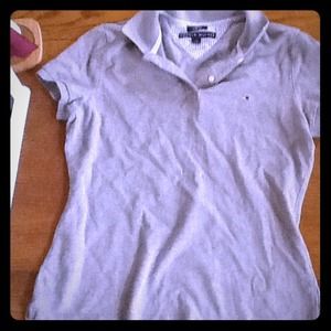Grey Tommy Hilfiger Polo