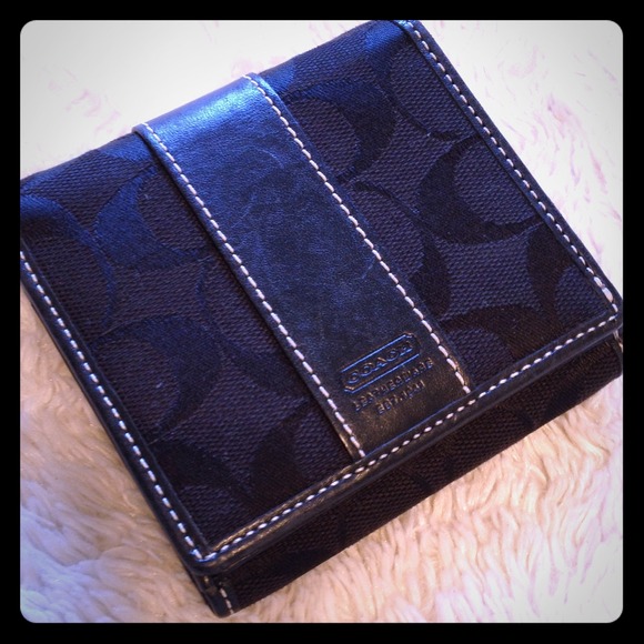 Black Signature COACH Wallet