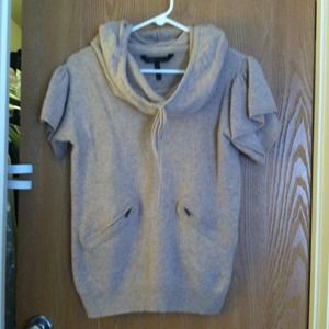 BCBG maxazria tan sweater