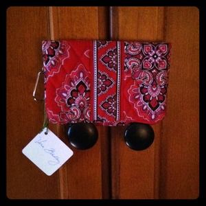 Vera Bradley Red Taxi Wallet