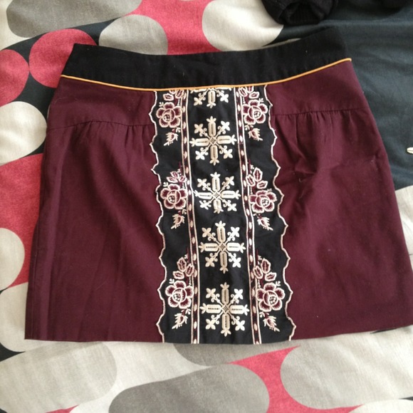 Scandinavian snowflake Anthropologie skirt