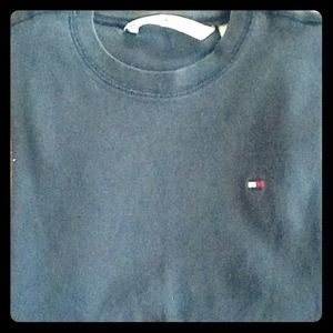 Black Tommy Hilfiger Crewneck