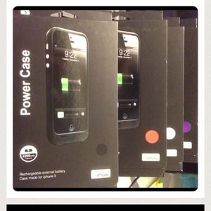 iPhone 5/5s extended charging battery - black