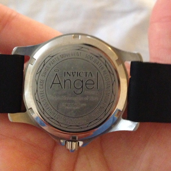 Black invicta watch.
