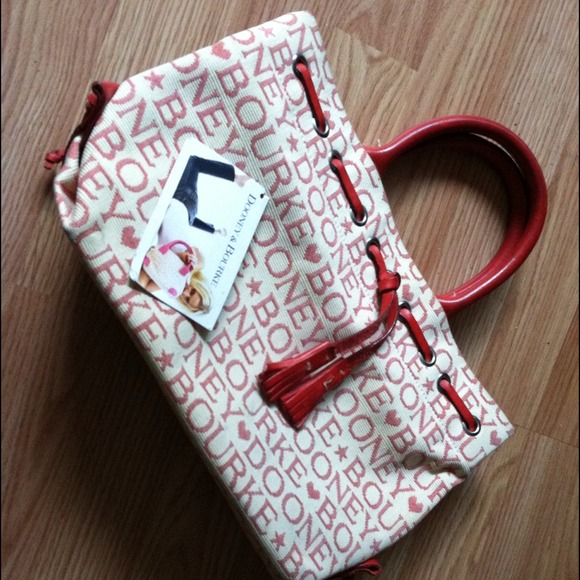 Dooney & Bourke Signature Small Tassel Tulip Tote - Picture 1 of 3