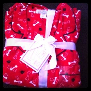 Flannel pajama set .