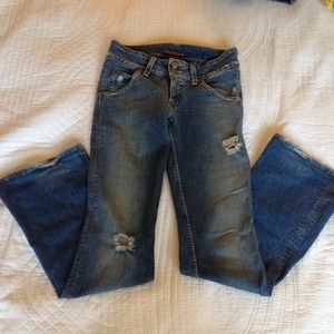 Hudson Triangle Pocket Flair Jeans