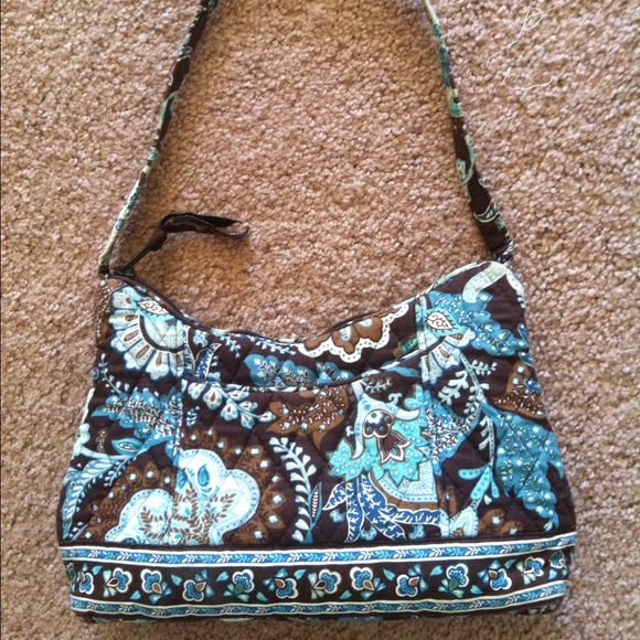 Retired Vera Bradley Java Blue Handbag