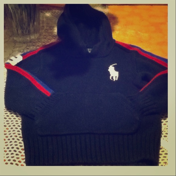 Authentic! Ralph Lauren Toddler Sweater Hoodie!