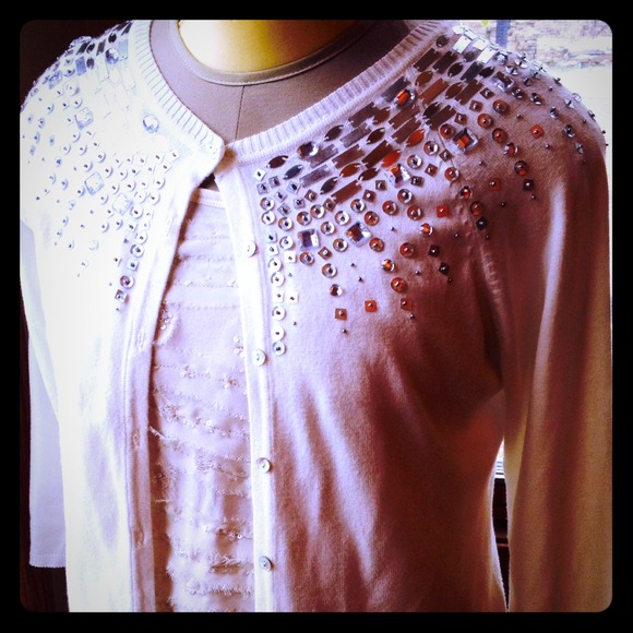 Traded @csigrandi Dress Barn Bling Sweater