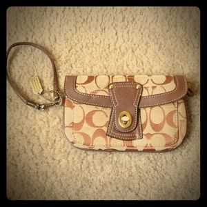 Authentic Coach Wristlet