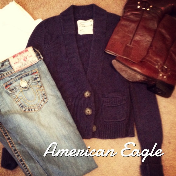 American Eagle Outfitters Sweaters - SALE 👠 American Eagle blue cardigan sweater