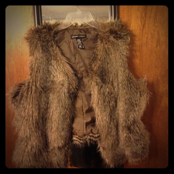 NY & Co. Fur Vest