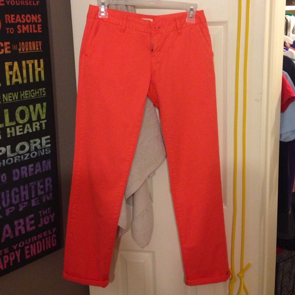 Coral ankle pants