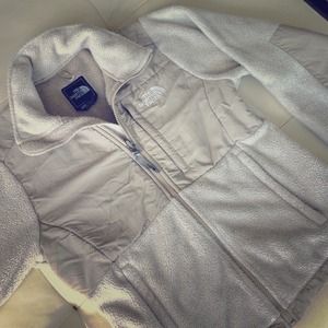 North Face Denali Jacket • Tan/Oatmeal • Size XS