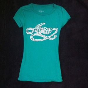 SOLD Aeropostale green Tshirt ~ size S